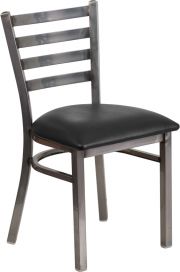 KTI 760 Clear Coat Metal Frame Chair